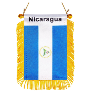 Drapeau de l'Arménie de haute qualité imprimé recto verso Mini bannière à franges à suspendre sur la fenêtre de la <span class=keywords><strong>voiture</strong></span> - Product Image 6