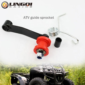 LINGQI RACING 摩托车零配件 红色铁制链条张紧器 适用于越野摩托车配件 耐用链条导轮 - Product Image 4