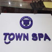 Papan Tanda LED Dual-lit Tahan Lama 3D Custom Huruf Stainless Steel Bercahaya untuk Signage Bisnis, Rumah Sakit, dan Penunjuk Arah