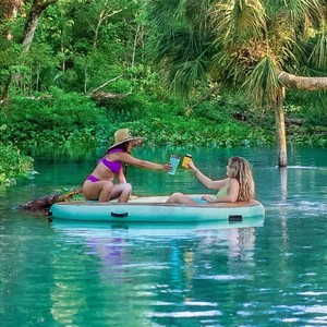 Vente en gros de hamac gonflable à point de chute avec chaise longue flottante de luxe en EVA antidérapante pour piscines et lac - Product Image 3