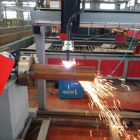 2023 mejor precio CNC cortador de plasma Mesa CNC máquina de corte por Plasma para tubo de metal de hierro