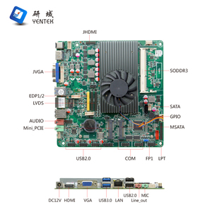เมนบอร์ดอุตสาหกรรม X86 I5 3210M ระบายความร้อนด้วยพัดลม HD VGA LVDS EDP 10 USB 2 COM สำหรับอุปกรณ์ POS ATM คีออสก์ แบบฝังตัวขนาดเล็ก ITX - Product Image 5