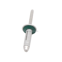 Attelle d'ampoule à tête bombée en aluminium, Rivet aveugle avec caoutchouc pour bateau