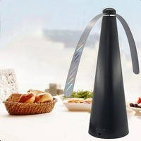 Ventilateur électrique anti-mouche pour barbecue en plein air, lames souples, lutte contre les moustiques, piège à mouches