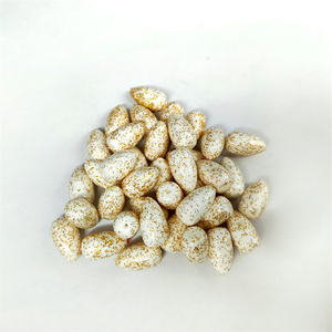Flotteurs de pêche en mousse EPS blancs avec <span class=keywords><strong>paillettes</strong></span> dorées, flotteurs de type balle - Product Image 3