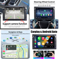 Autoradio LELV 7 pouces avec système Linux pour VW Passat, écran partagé, navigation stéréo, Android Auto, lecteur vidéo