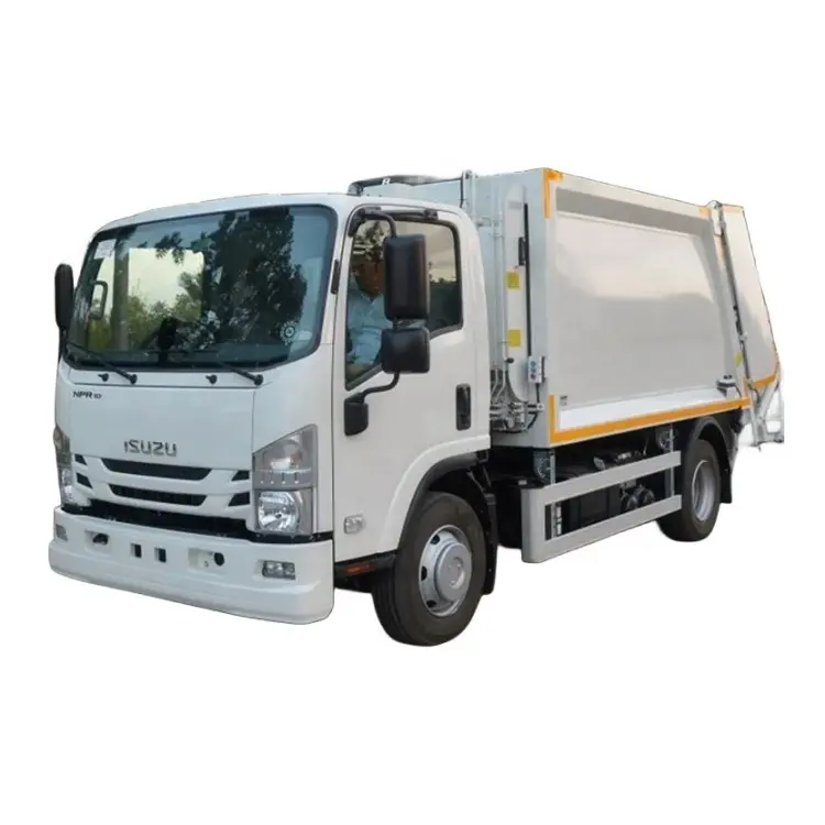 Refuse Trash Collection Vehicle 4x2 Small Compressed Compactor Garbage Truck for sale