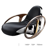 Fauteuil à Bascule Junior Noyer Noir, Relaxant pour Balcon, Chaise de Repos pour Villa, Salon, Loisir, en Bois Massif