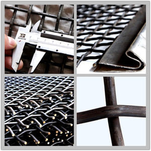 65 mangan thép dệt lưới chịu mài mòn Màn hình khoáng sản cho cát đá phân loại hàn rung màn hình dây lưới - Product Image 6