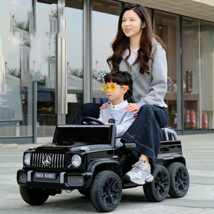 <span class=keywords><strong>Voiture</strong></span> électrique pour enfants avec quatre roues motrices, <span class=keywords><strong>voiture</strong></span> jouet télécommandée sur laquelle on peut s'asseoir, véhicule tout-terrain - Product Image 2