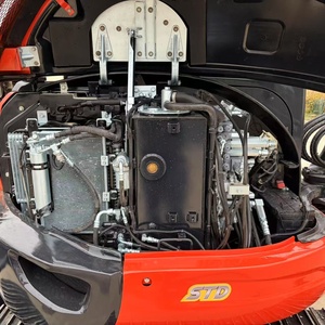 Excavadora de cadenas mini Kubota KX163 usada de 6 toneladas con motor, bomba y caja de cambios - Máquina de construcción de segunda mano - Product Image 2
