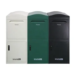 Factory Large Metal Apartment Waterproof Free Standing Residential Package Delivery Mailbox Cabinet Parcel Drop Box