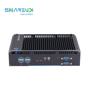 Lüfter loser PC Int-el Core i3 5005U i5 i7 Broad well DDR3L <span class=keywords><strong>2</strong></span> LAN VESA Mount Nano Desktop Linux Win10 Industrieller lüfter loser Mini-PC - Product Image 4
