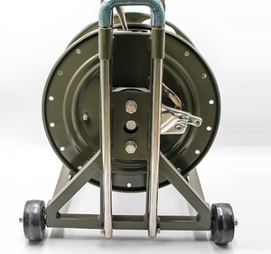 Xe đẩy di động sợi cáp quang Reel với trở lại vành đai cho thiết bị truyền thông - Product Image 4