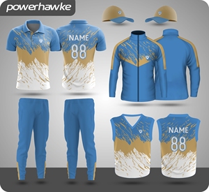 Top qualité imprimé Polyester Cricket uniforme maillots équipe hommes uniforme ensemble sport porte des uniformes de cricket - Product Image 2