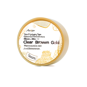 Take G Packaging <b>Tape</b> Adhesive <b>Clear</b> Brown Gold 48mm X 50m For Electronics And General Use - Product Image 2