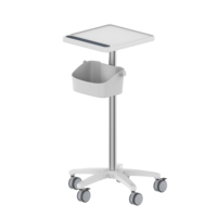 Chariot médical CORITON pour électrocardiographe Mindray, pour salle d'urgence hospitalière, avec support roulant et crochet pour câble
