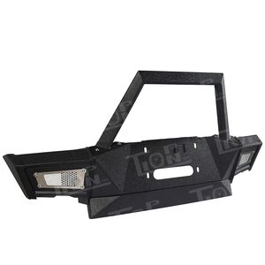 Parachoques Delantero Deportivo de Alta Calidad con Recubrimiento en Polvo, Barra Protectora para Wrangler JK <span class=keywords><strong>2007</strong></span>+ - Product Image 1