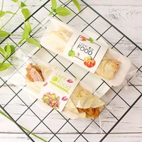 Boîtes d'emballage personnalisées en carton compostable pour baguettes, aliments chauds, tortillas, sandwichs, burritos, rouleaux, avec fenêtre en PLA