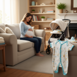 T-shirt Labor Coach pour les futurs papas, avec les règles du papa et le soutien du bébé - Product Image 3