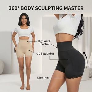 Faja Moldeadora de Cintura Alta con Control de Abdomen para Mujer, Tallas Grandes, 80% Poliéster 20% Spandex, Bragas 3D Levanta Glúteos, Envío Inmediato - Product Image 4
