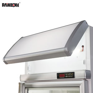 Redbowl OEM personalizado supermercado helado pantalla vidrio vertical doble puerta nevera refrigerador <span class=keywords><strong>Frezzer</strong></span> - Product Image 3