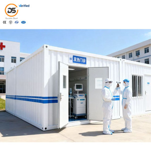 Casas de contenedores de paquete plano de clínicas móviles de hospitales modulares prefabricados de diseño contemporáneo Material de panel sándwich de acero - Product Image 5