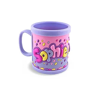 Custom Cute Cartoon Plastic Mug Cups Wholesale Creative Soft PVC Kids Personalized Plastic Mugs