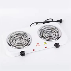2025 Prix d'Usine 110V 220V Plaque Chauffante à Température Réglable 2000W Cuisinière Électrique Double Brûleur de Comptoir - Product Image 5