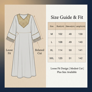 Vestido Islámico con Lentejuelas Bordadas para Mujer, Manga con Borlas, Vestido Largo Festivo, Fábrica OEM - Product Image 4