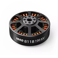 Moteur de drone sans balais MAD 8118 EEE 100KV à grande poussée, moteur BLDC pour un temps de vol long, avion multirotor