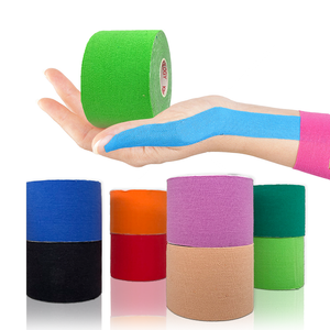 Cinta de gimnasio impermeable hipoalergénica, cinta de kinesiología china original de algodón, cinta muscular deportiva para kinesiología, 10cm - Product Image 4