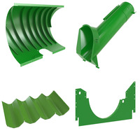 Service de fabrication de tôles métalliques pour cadre latéral de déflecteur de moissonneuse-batteuse industrielle personnalisée YW, pièces OEM pour moissonneuses-batteuses