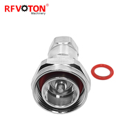 Approvisionnement d'usine Din L29 7/16 prise mâle vis cuivre/nickelage 1/2 "chargeur mousse LDF4-50A connecteur de câble Coaxial Rohs