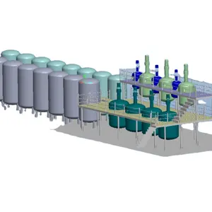 Reçine üretim ekipmanları ve üretim hattı poliüretan reçine reaktörü