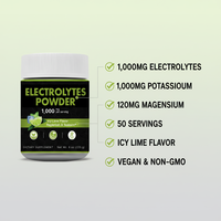 Complément Nutritionnel Sportif Saveur Citron Vert Anti-Déshydratation à Base d'Ingrédients Entièrement Naturels – Mélange d'Électrolytes en Poudre – Meilleure Vente