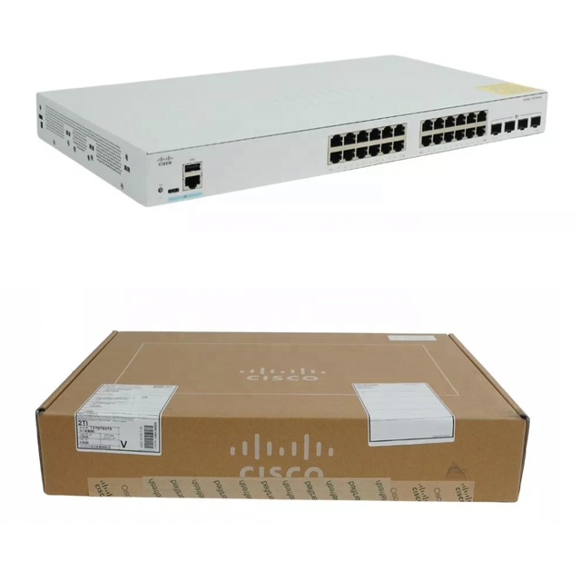 Cisco C1300-24P-4G Switch Original Box New Cisco Catalyst 1300 Series 24 Ports Layer 3 Managed Networks Switch C1300-24P-4G