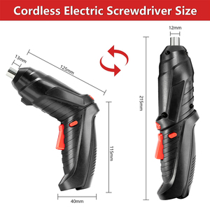 <span class=keywords><strong>สว่าน</strong></span><span class=keywords><strong>ไฟฟ้า</strong></span>แบบมัลติฟังก์ชั่น แบตเตอรี่ลิเธียมแบบชาร์จได้ แรงบิดสูง <span class=keywords><strong>ขนาด</strong></span><span class=keywords><strong>เล็ก</strong></span> แบบปืน สำหรับงาน DIY - Product Image 2