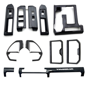 WZXD Body Kit Carbon Fiber <b>Window</b> Switch <b>Cover</b> Shift Gear <b>Cover</b> Interior Accessories for Newest - Product Image 1