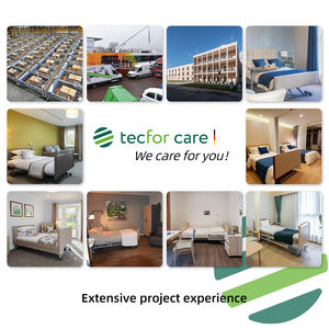 Base de Cama Ajustable en Altura con Masaje, Cama Eléctrica Individual para Hospital, Cama Moderna para Cuidado en el Hogar con Barandilla - Product Image 6