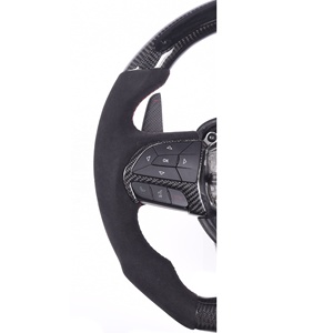 Ever-Carbon Racing ECR Venta caliente <span class=keywords><strong>Precio</strong></span> de fábrica Led Volante de carbono con Alcantar Volante para <span class=keywords><strong>Dodge</strong></span> <span class=keywords><strong>Challenger</strong></span> - Product Image 5