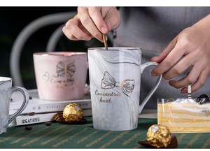 European Simple 15OZ Porcelain Mug Sublime Customized Logo <b>Large</b> High Value Creative Stitching Business Gift Dishwasher <b>Safe</b> - Product Image 3