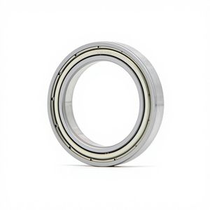 ตลับลูกปืนเม็ดกลมร่องลึกขนาดเล็กผนังบาง ผลิตจากเหล็กโครเมียมคาร์บอนสูง แบบสองแถว ฝาครอบสองชั้น รุ่น 6801 สำหรับมอเตอร์ - Product Image 1