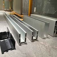 Système de balustrade en verre sans cadre HDSAFE en aluminium moderne avec profilé en U, pour verre de 12/16/20 mm, pour balcon, escalier, villa, hôtel