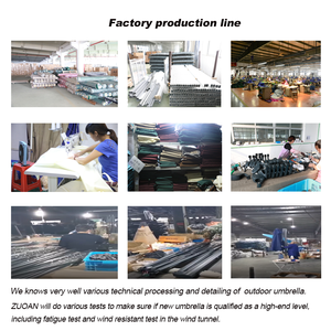 Sombrilla exterior sombrilla de jardín sombrilla de patio compensada a prueba de viento y bases sombrilla - Product Image 3