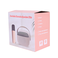 Boîte d'expédition en carton recyclé avec logo personnalisé avec gaufrage boîte-cadeau d'impression couleur conviviale pour kit de haut-parleur karaoké portable