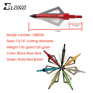 Nhà Máy Bán buôn săn bắn đầu rộng tùy chỉnh đầu mũi tên broadhead bắn cung mũi tên đầu - Product Image 2