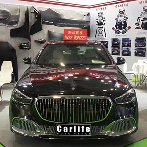 อุปกรณ์เสริมรถยนต์ W221อัปเกรดชุดตัวถัง W223สำหรับรถเมอร์เซเดสเบนซ์เอส W221การปรับโฉม2006-2013ปีเพื่อ<span class=keywords><strong>2021</strong></span>รุ่น Maybach - Product Image 5