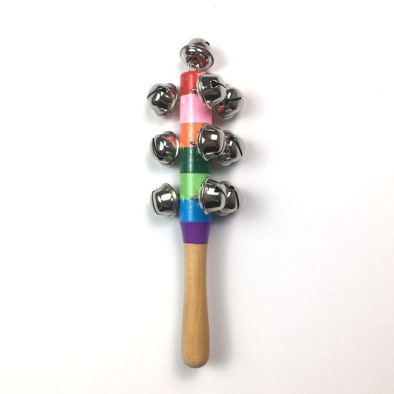 Clochettes à main, cloches de traîneau à main, Shaker en bois, bâton de cloches, Instrument de Percussion musicale acheter à prix bas - livraison gratuite, avis réels avec des photos