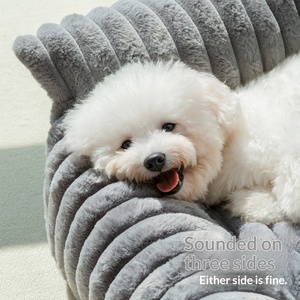 Universelles Haustier-Sofa-Bett für Hunde & Katzen Abnehmbarer Waschbarer Bezug Für Alle Jahreszeiten Polyester-Material - Product Image 5